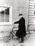 Michael Collins (1870-1922) with His Famous Bicycle-Irish Photographer-Photographic Print