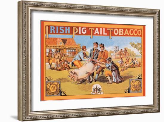 Irish Pig Tail Tobacco-null-Framed Art Print