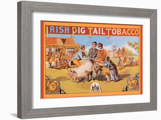 Irish Pig Tail Tobacco-null-Framed Art Print