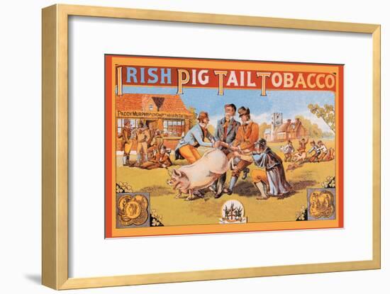 Irish Pig Tail Tobacco-null-Framed Art Print