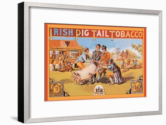 Irish Pig Tail Tobacco-null-Framed Art Print