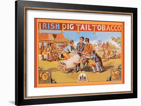 Irish Pig Tail Tobacco-null-Framed Art Print