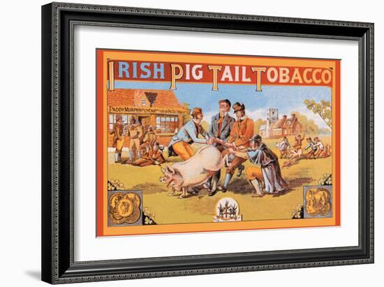 Irish Pig Tail Tobacco-null-Framed Art Print