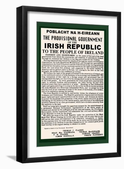 Irish Republic-null-Framed Art Print