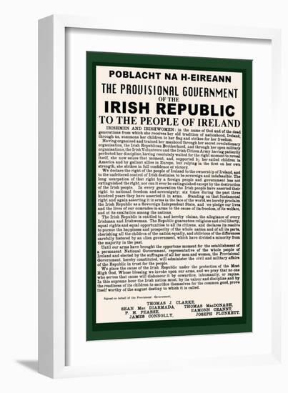 Irish Republic-null-Framed Art Print