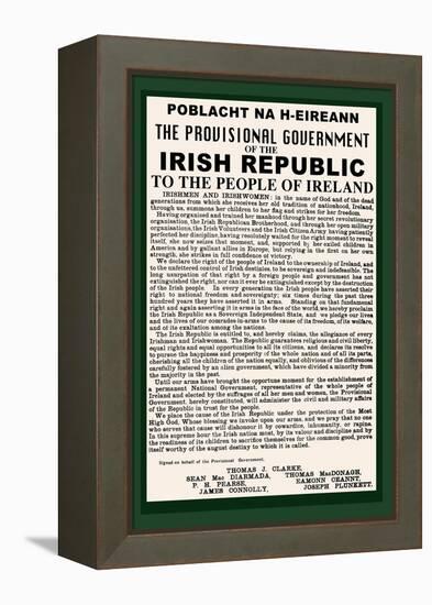 Irish Republic-null-Framed Stretched Canvas