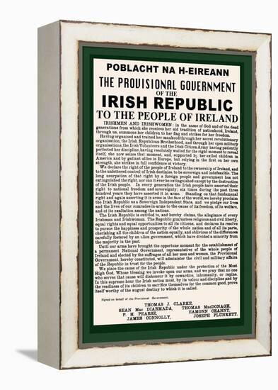 Irish Republic-null-Framed Stretched Canvas