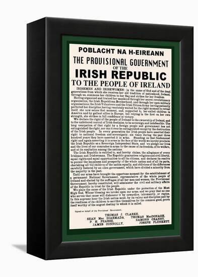 Irish Republic-null-Framed Stretched Canvas