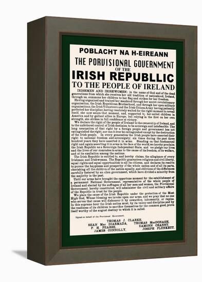 Irish Republic-null-Framed Stretched Canvas