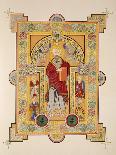 The Four Evangelists, from a Facsimile Copy of the Book of Kells, Pub. by Day and Son-Irish School-Framed Premier Image Canvas