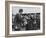 Irish Schoolchildren Waving Flag as They Greet President John F. Kennedy-John Dominis-Framed Photographic Print