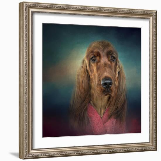 Irish Setter after a Swim-Jai Johnson-Framed Giclee Print