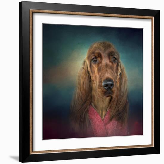 Irish Setter after a Swim-Jai Johnson-Framed Giclee Print