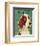 Irish Setter (Red & White)-John Golden-Framed Giclee Print