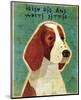 Irish Setter (Red & White)-John Golden-Mounted Giclee Print