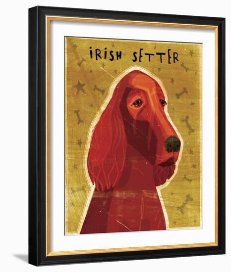 Irish Setter-John Golden-Framed Giclee Print