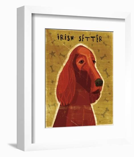 Irish Setter-John W^ Golden-Framed Art Print