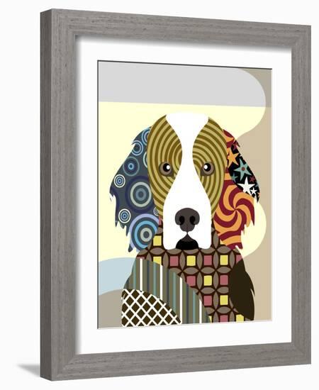 Irish Setter-Lanre Adefioye-Framed Giclee Print