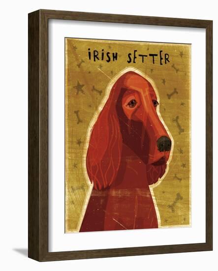 Irish Setter-John W Golden-Framed Premium Giclee Print