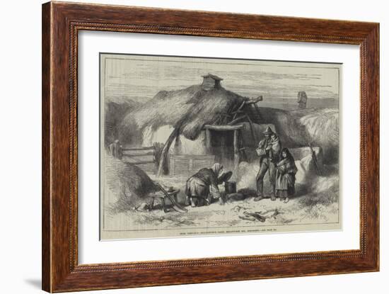 Irish Sketches, Bog-Trotter's Cabin, Ballintober Bog, Roscommon-null-Framed Giclee Print