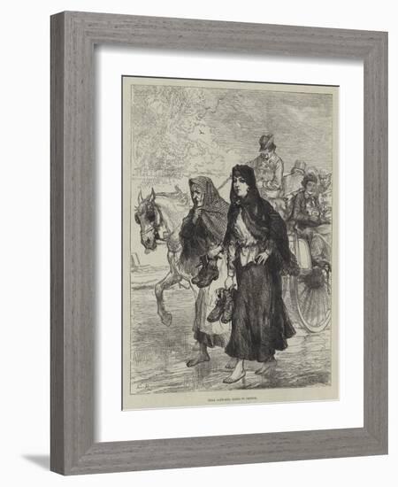 Irish Sketches, Going to Chruch-Charles Robinson-Framed Giclee Print