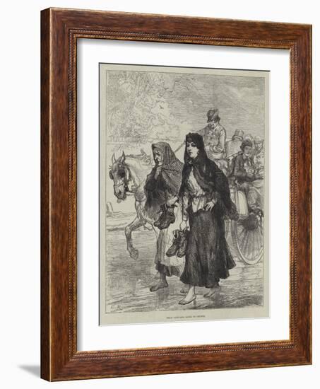 Irish Sketches, Going to Chruch-Charles Robinson-Framed Giclee Print