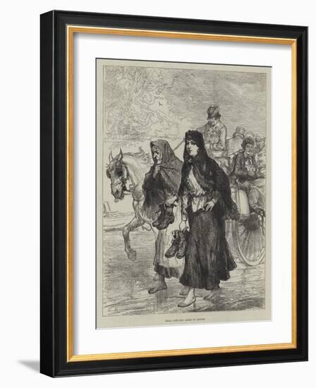 Irish Sketches, Going to Chruch-Charles Robinson-Framed Giclee Print