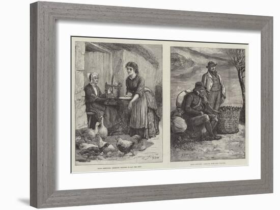 Irish Sketches-Francis S. Walker-Framed Giclee Print