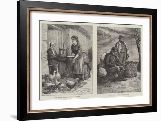 Irish Sketches-Francis S. Walker-Framed Giclee Print