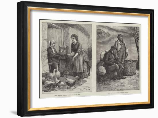 Irish Sketches-Francis S. Walker-Framed Giclee Print