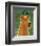 Irish Terrier-John W^ Golden-Framed Art Print