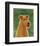 Irish Terrier-John W^ Golden-Framed Art Print