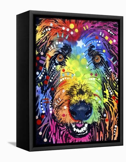 Irish Wolfhound-Dean Russo-Framed Premier Image Canvas