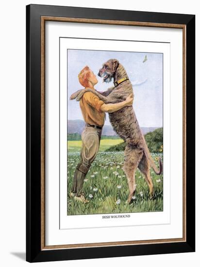 Irish Wolfhound-Louis Agassiz Fuertes-Framed Art Print