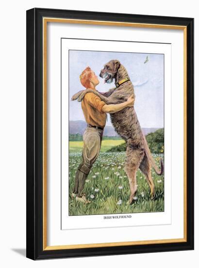 Irish Wolfhound-Louis Agassiz Fuertes-Framed Art Print