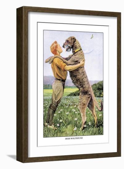 Irish Wolfhound-Louis Agassiz Fuertes-Framed Art Print