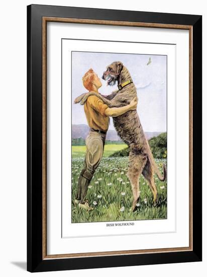 Irish Wolfhound-Louis Agassiz Fuertes-Framed Art Print