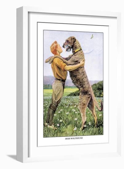 Irish Wolfhound-Louis Agassiz Fuertes-Framed Art Print