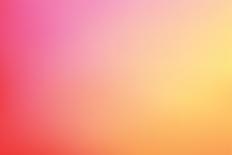 Pink, Orange, Yellow and Red Color Gradient Summer Defocused Blurred Motion Abstract Background Vec-IrisImages-Mounted Photographic Print