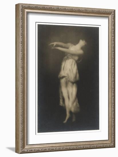 Irma Duncan, Isadora Duncan Dancer, c.1916-Arnold Genthe-Framed Giclee Print