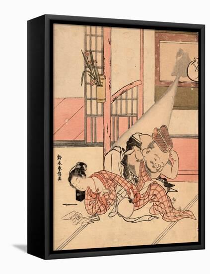 Iro Gonomi No Nuke Daikoku-Suzuki Harunobu-Framed Premier Image Canvas