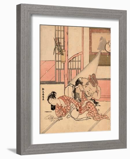 Iro Gonomi No Nuke Daikoku-Suzuki Harunobu-Framed Giclee Print