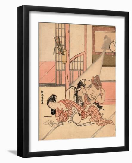 Iro Gonomi No Nuke Daikoku-Suzuki Harunobu-Framed Giclee Print