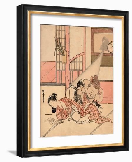 Iro Gonomi No Nuke Daikoku-Suzuki Harunobu-Framed Giclee Print