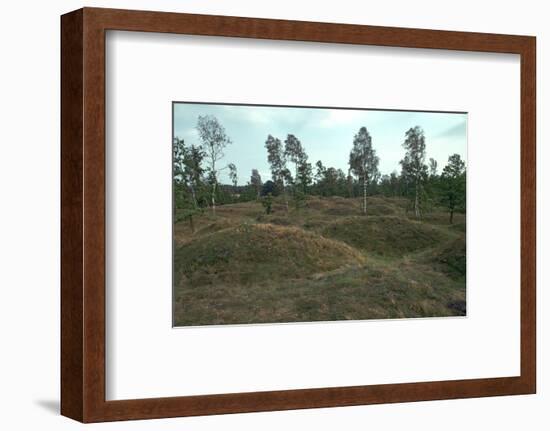 Iron Age burial mounds in Sweden. Artist: Unknown-Unknown-Framed Photographic Print