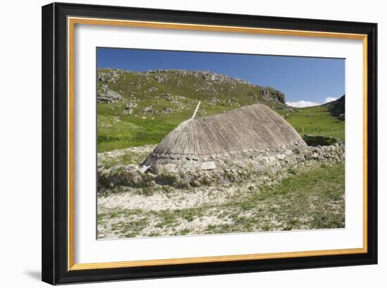 Iron Age House, Lewis, Outer Hebrides, Scotland, 2009-Peter Thompson-Framed Photographic Print