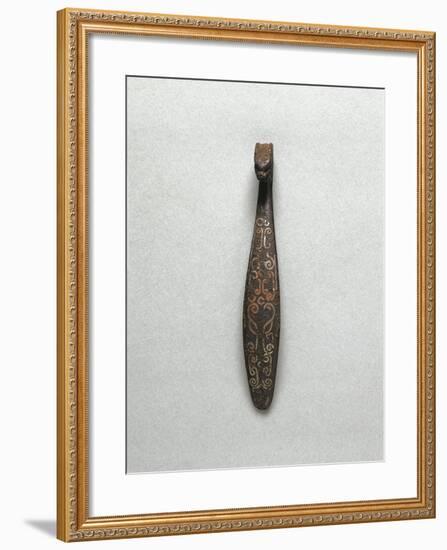 Iron and Bronze Buckle, Han Dynasty-null-Framed Giclee Print