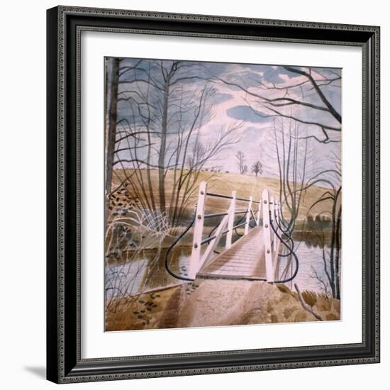 Iron Bridge at Ewenbridge, 1942-Eric Ravilious-Framed Giclee Print