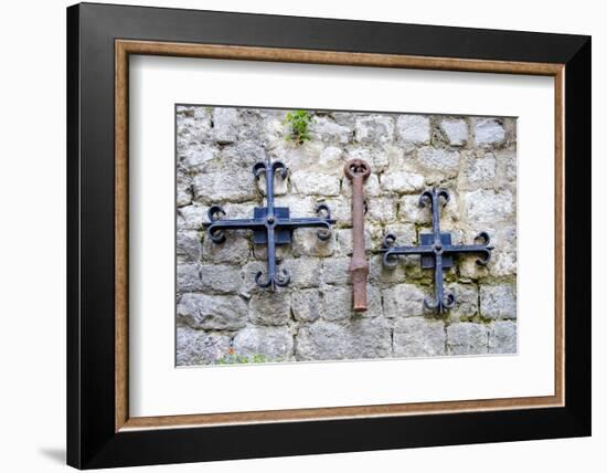 Iron Detail II - Kotor, Montenegro-Laura DeNardo-Framed Photographic Print