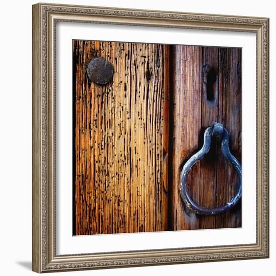 Iron Door Handle, Sedona-Jody Miller-Framed Photographic Print